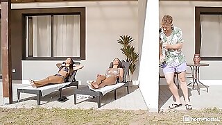 Spicy Stepsisters Incredible Sex Clip