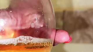 Sperm Drain #4. French MILF Makes a Sexy Aphrodisiac Cut of Your Cum and Her Squirt. Dirty Fetish