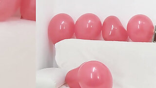 Valentine's Day Breath Play Big Tits