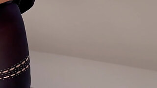 Boss Gives Standing Doggy Cumshot in Secretary Pantyhose - Business-bitch