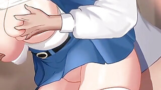 Fantasy Workspace #22 We Say Goodbye by Having Sex and Touching Her Tits