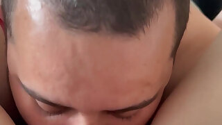 Close up of pussy licking