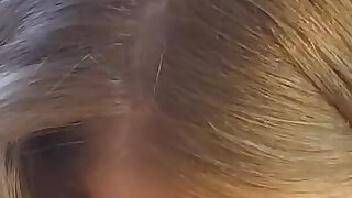 Cheating with a Girl in a Skirt and Stockings - Foot Fetish and Reverse Riding