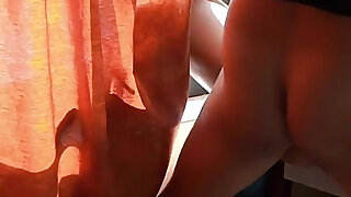 Caught My Stepsister Doing Camsex with Her Fuck Buddy, I Fucked Her Instead and Cum Inside Her